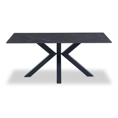 Earlsdon Black 180cm Sintered Stone Dining Table