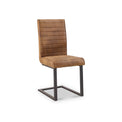 Robyn Tan Chair with Black Legs by Roseland Furniture