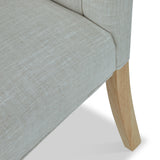 Portland Button Back Dining Chair Natural from Roseland Furniture