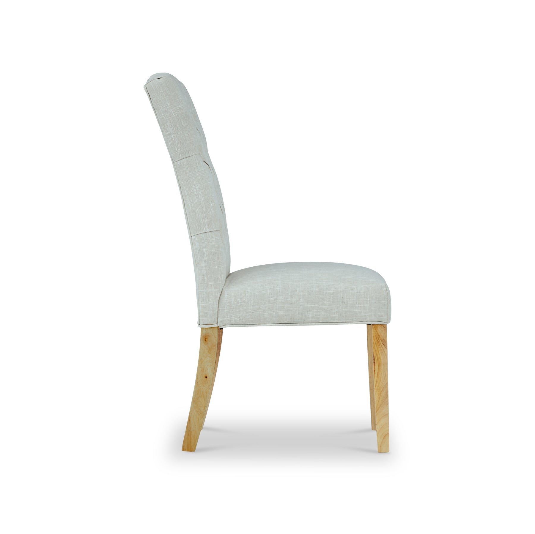 Portland Button Back Dining Chair Natural from Roseland Furniture