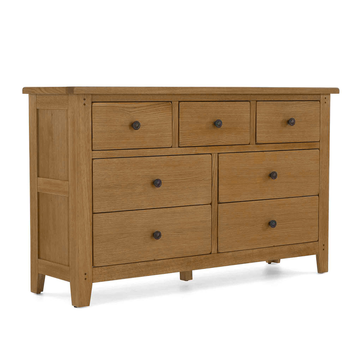 Broadway Oak 3 Over 4 Drawer Chest From Roseland Furniture