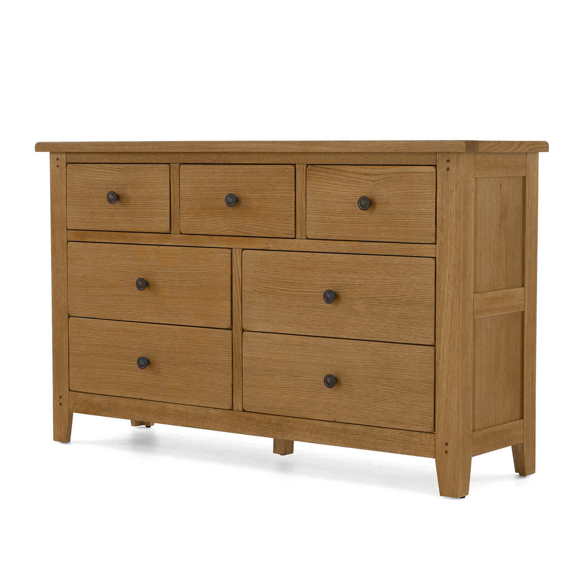 Broadway Oak 3 Over 4 Drawer Chest From Roseland Furniture