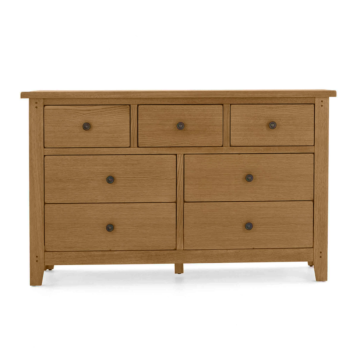 Broadway Oak 3 Over 4 Drawer Chest From Roseland Furniture