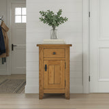 Broadway Oak Telephone Table from Roseland Furniture