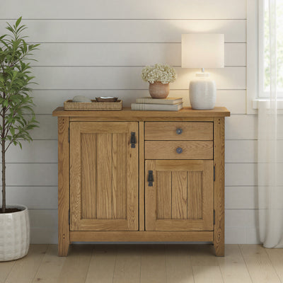 Broadway Oak Small Sideboard