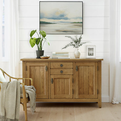 Broadway Oak Large Sideboard