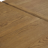 Broadway Oak 120-160cm Round Extendable Dining Table