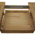 Broadway Oak 120-160cm Round Extendable Dining Table