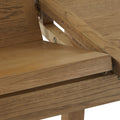 Broadway Oak 120-160cm Round Extendable Dining Table