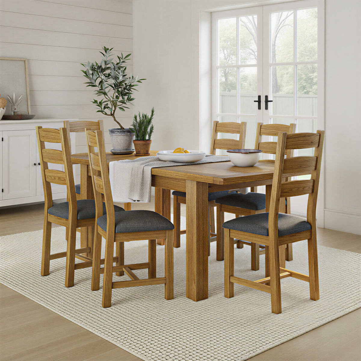Broadway Oak Small Butterfly Extending Dining Table from Roseland Furniture