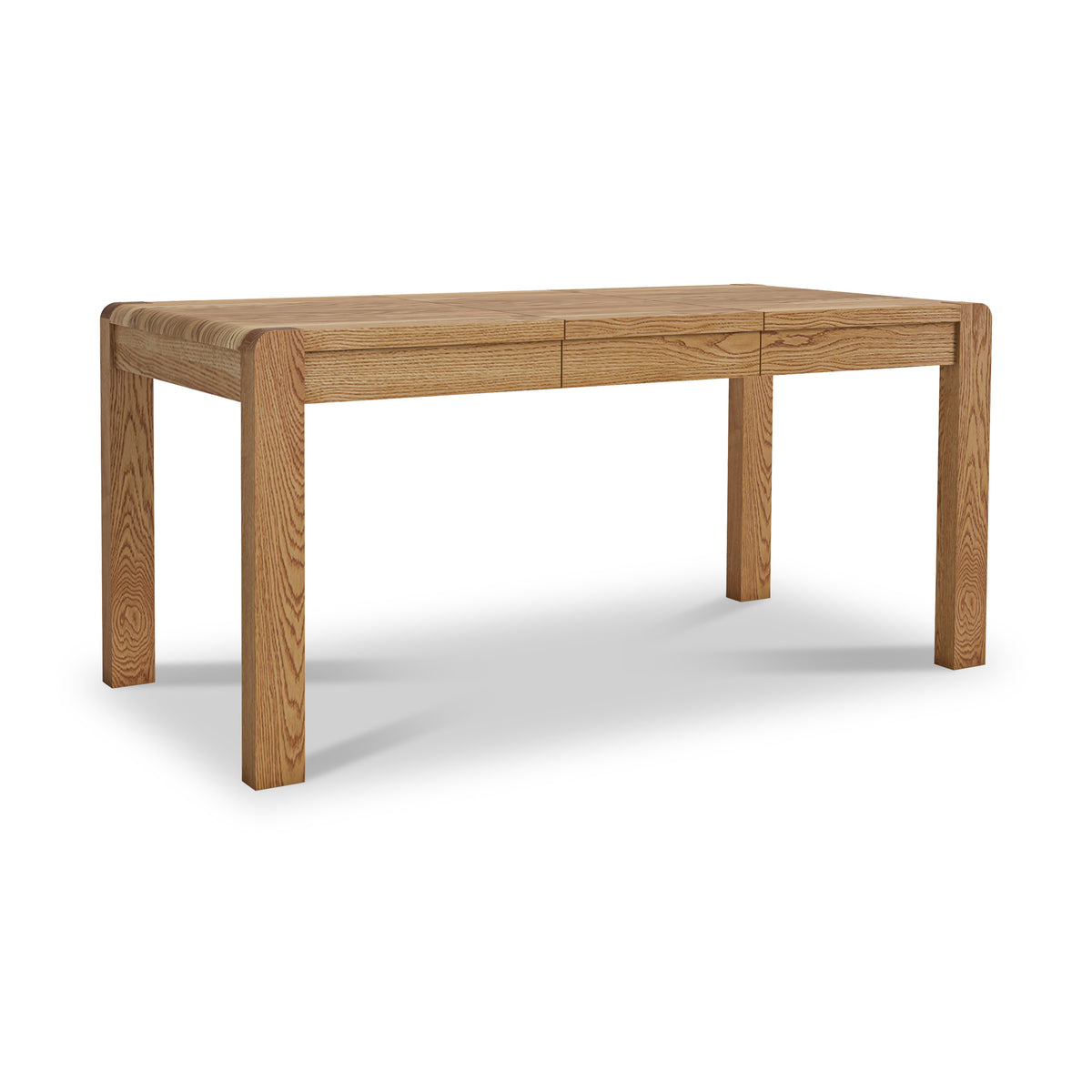 Harvey Oak Compact Extending Dining Table by Roseland Furniture