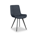 Bolton Faux Leather Dining Chair Dark Blue from Roseland Furniture