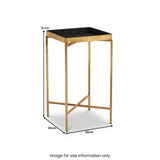 Monette Gold Side Table from Roseland Furniture