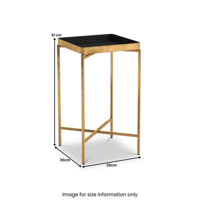 Monette Gold Side Table