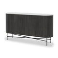 Milo Mango Marble Fluted Sideboard from Roseland Furniture