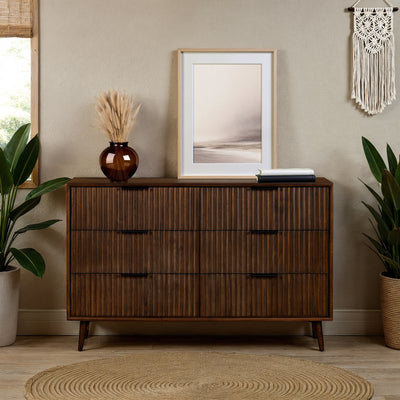 Oskar 6 Drawer Grooved Chest