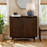 Oskar Grooved 2 Door Sideboard Cabinet from Roseland Furniture