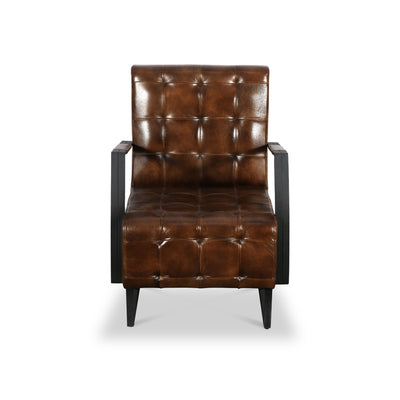 Lyon Leather Accent Chair