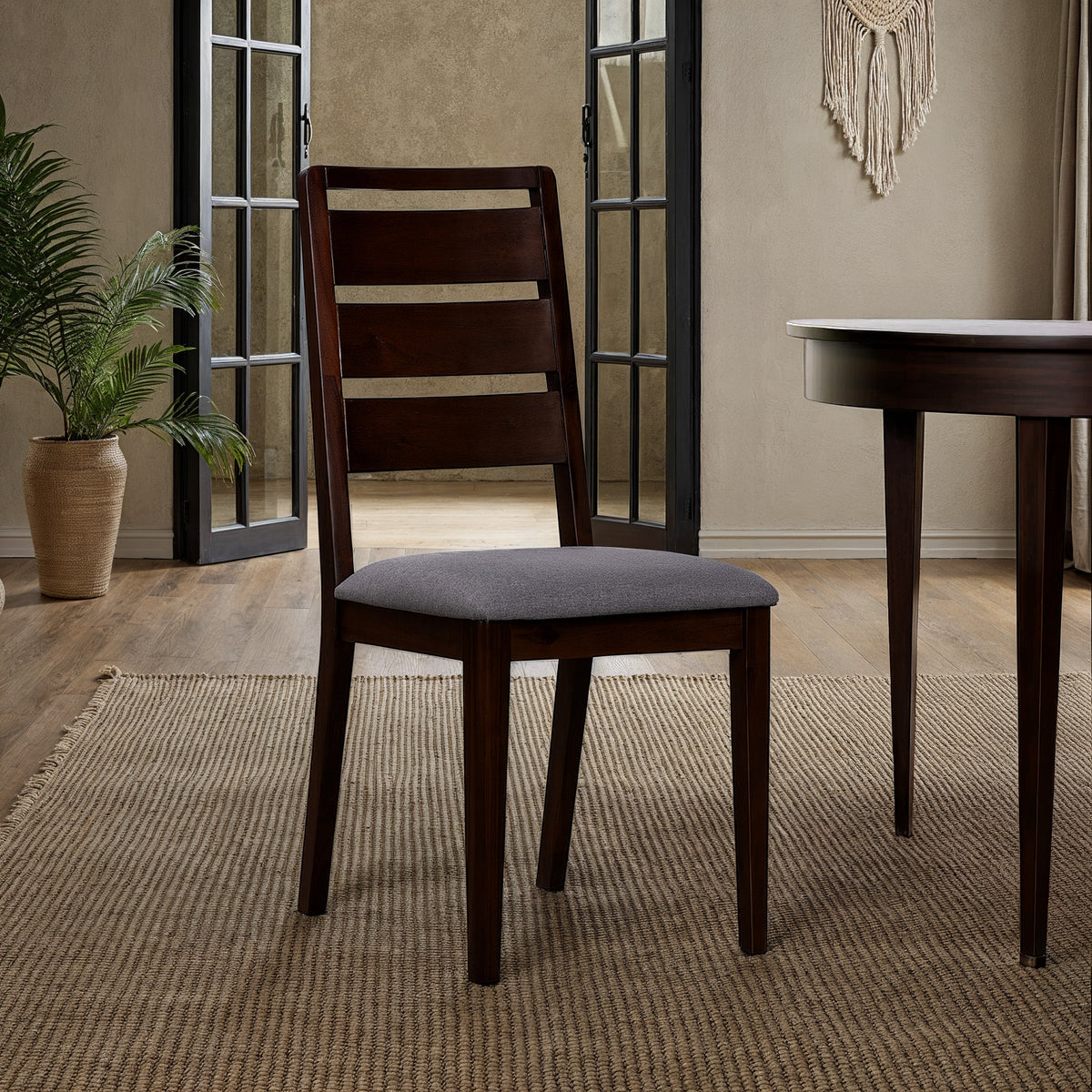 Oskar Ladder Back Dining Chair from Roseland Furniture