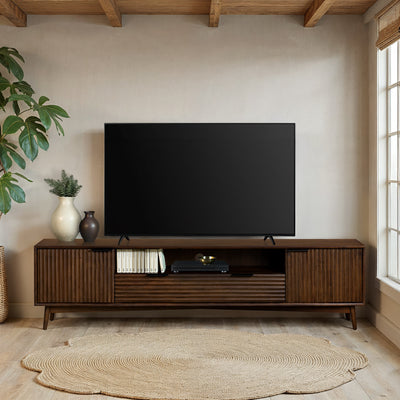 Oskar Wide 190cm Grooved TV Unit