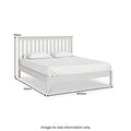 Porter Cotton 6ft Super King Bed Frame dimensions