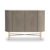 Amelie Grey Fluted Small Sideboard from Roseland Furniture