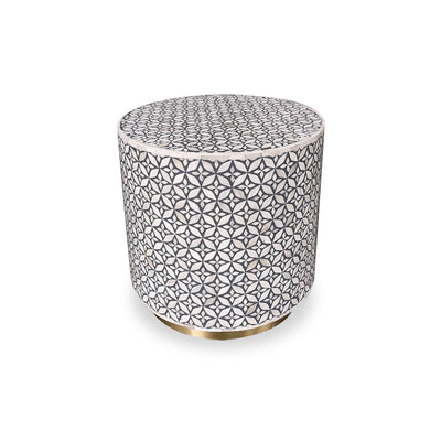 Belrose Bone Inlay Side Table