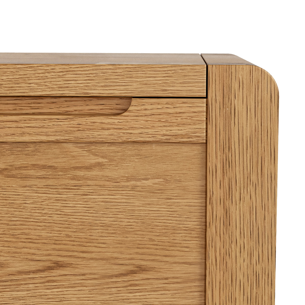 Harvey Oak 2 Over 3 Chest of drawer from Roseland Furniture