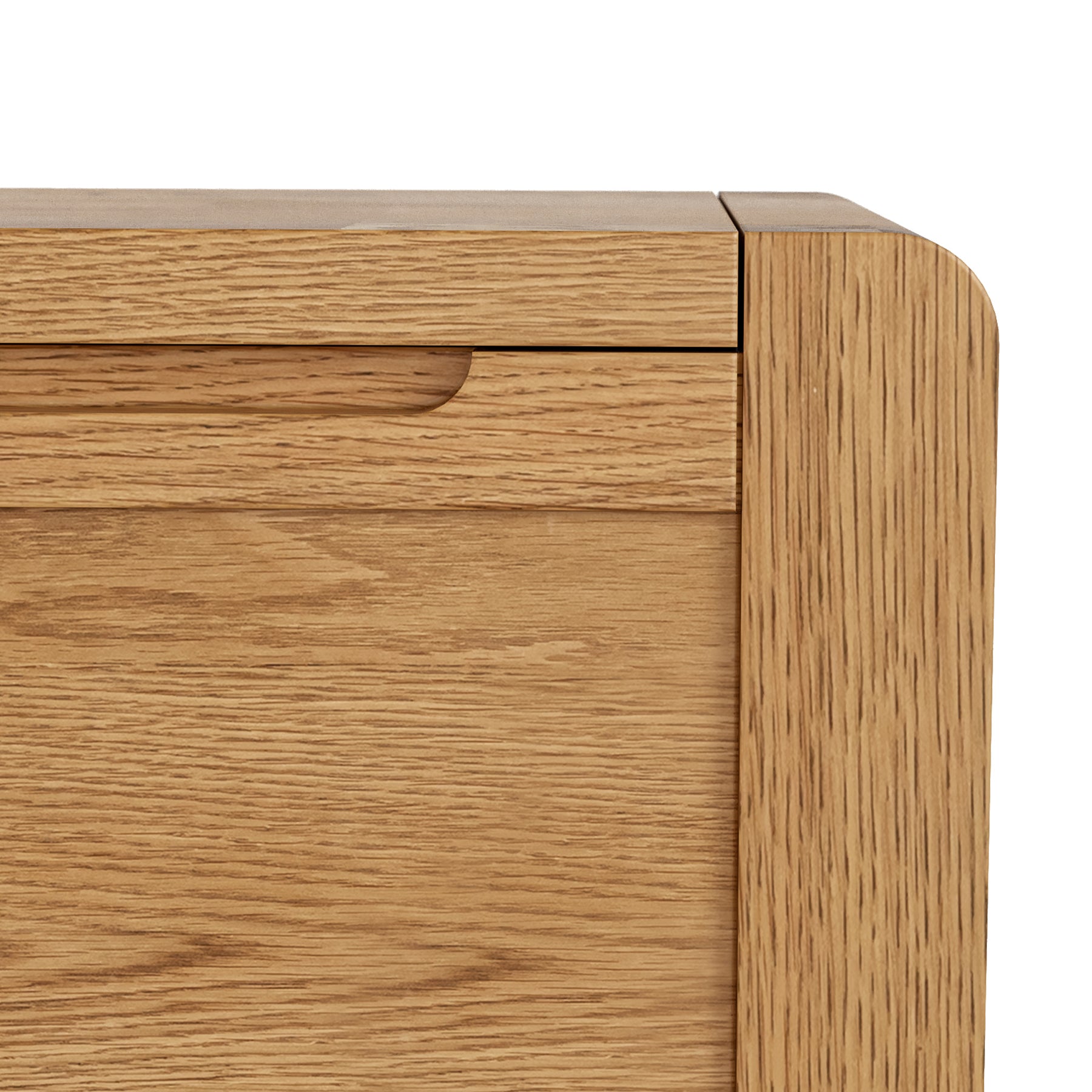 Harvey Oak 2 Over 3 Chest of drawer from Roseland Furniture