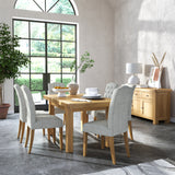Portland Oak Small Extending Dining Table from Roseland furniture