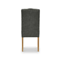 Portland Button Back Dining Chair Charcoal from Roseland Furniture