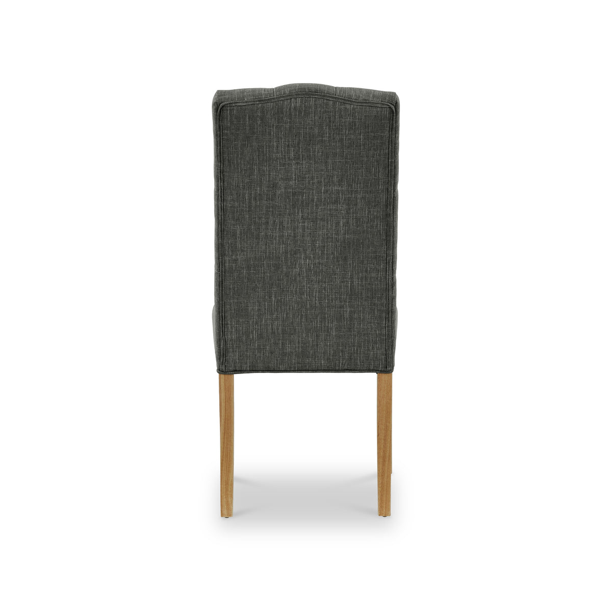 Portland Button Back Dining Chair Charcoal from Roseland Furniture