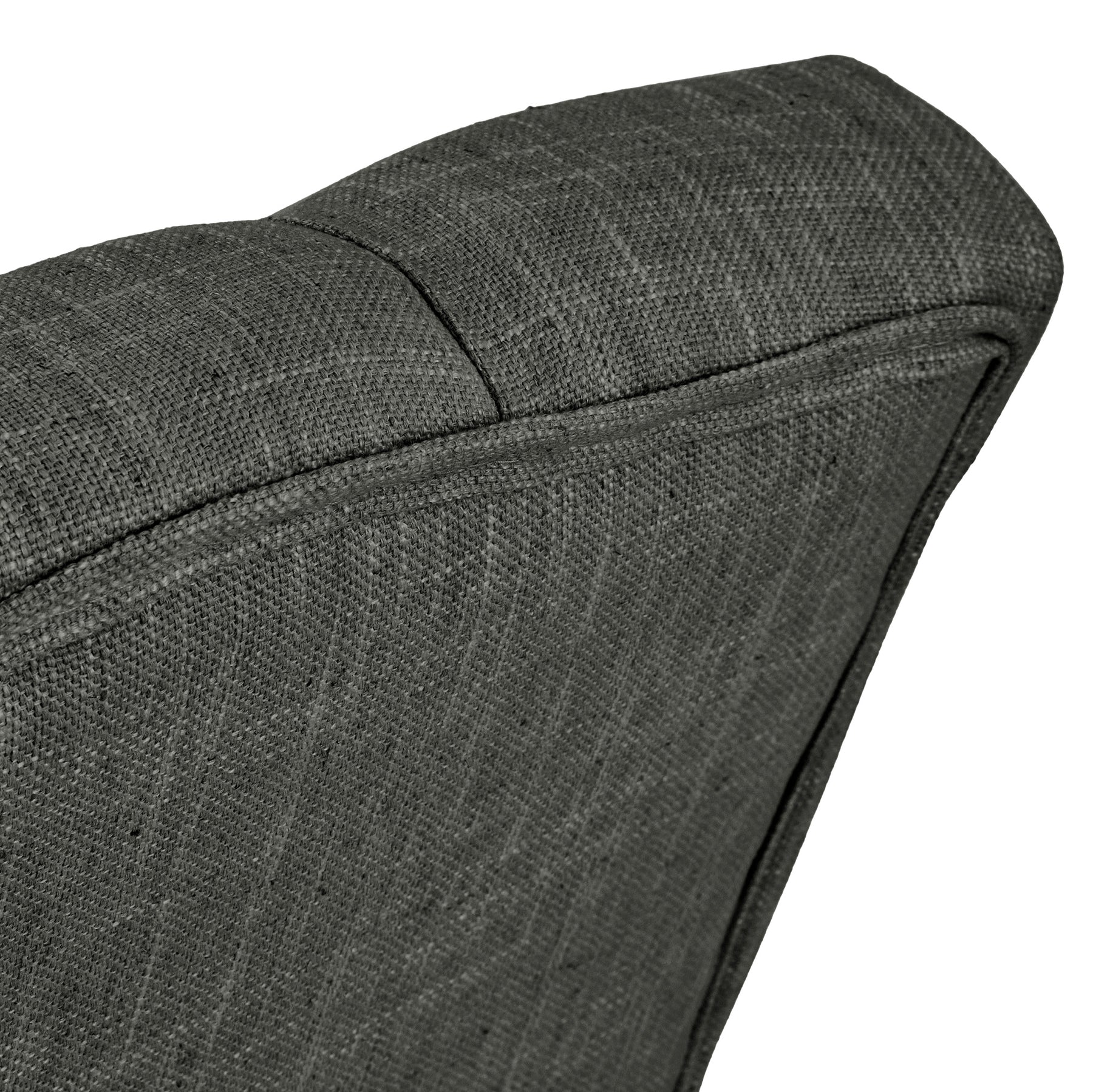 Portland Button Back Dining Chair Charcoal from Roseland Furniture