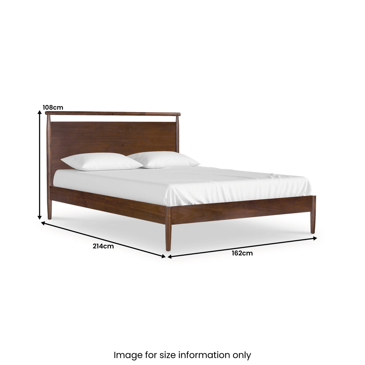 Oskar Acacia Bed Frame King from Roseland Furniture