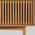 Shorwell Oak 180cm Slatted TV Unit