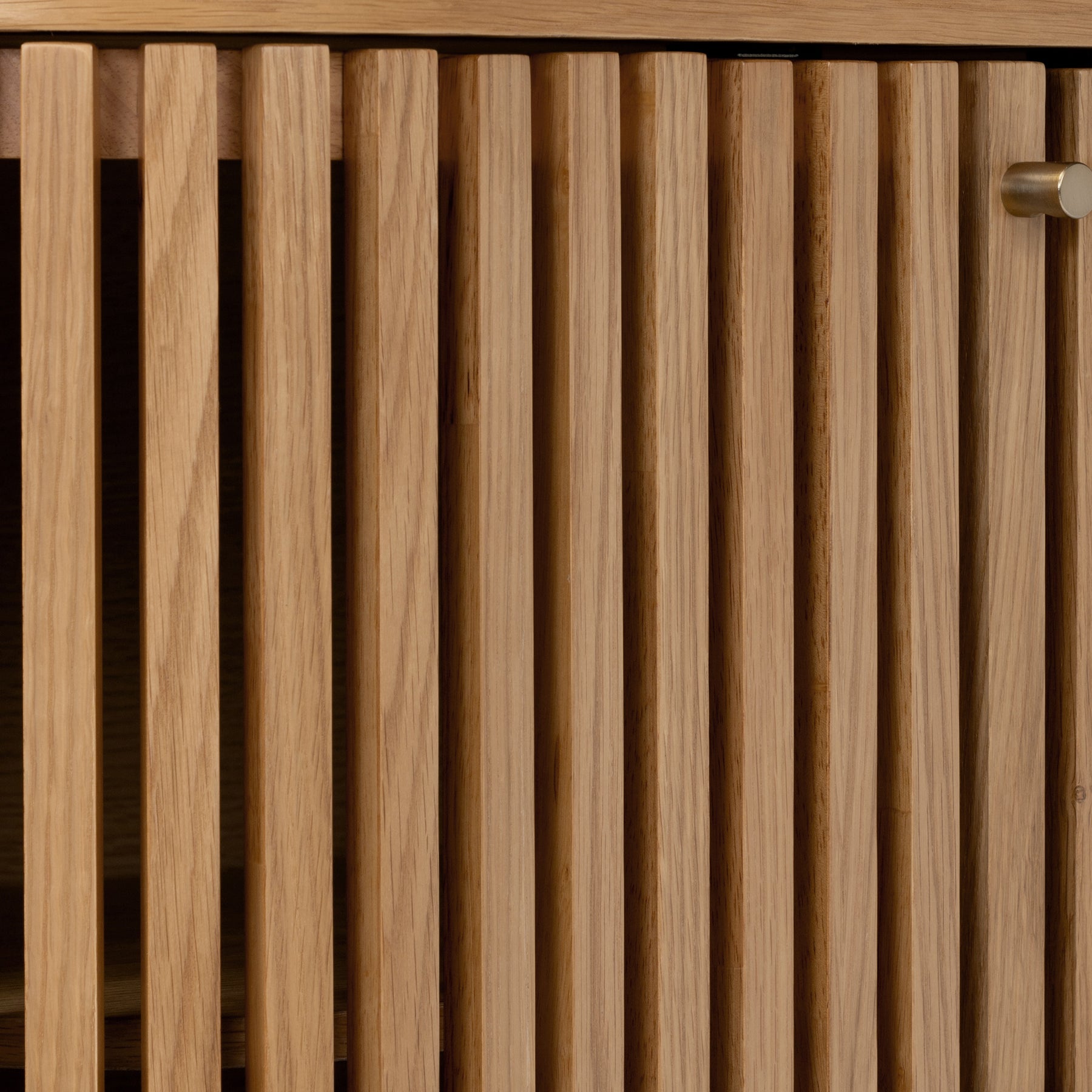 Shorwall Oak Slatted Cupboard