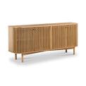 Shorwell Oak Slatted Large Sideboard Cabinet from Roseland Furniture