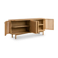 Shorwell Oak Slatted Extra Large Sideboard Cabinet