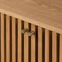 Shorwell Oak Slatted Large Sideboard Cabinet