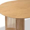 Shorwell Oak Slatted Oval Dining Table