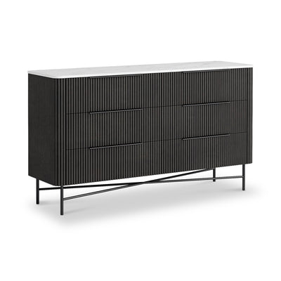 Milo Mango & Marble 6 Drawer Chest