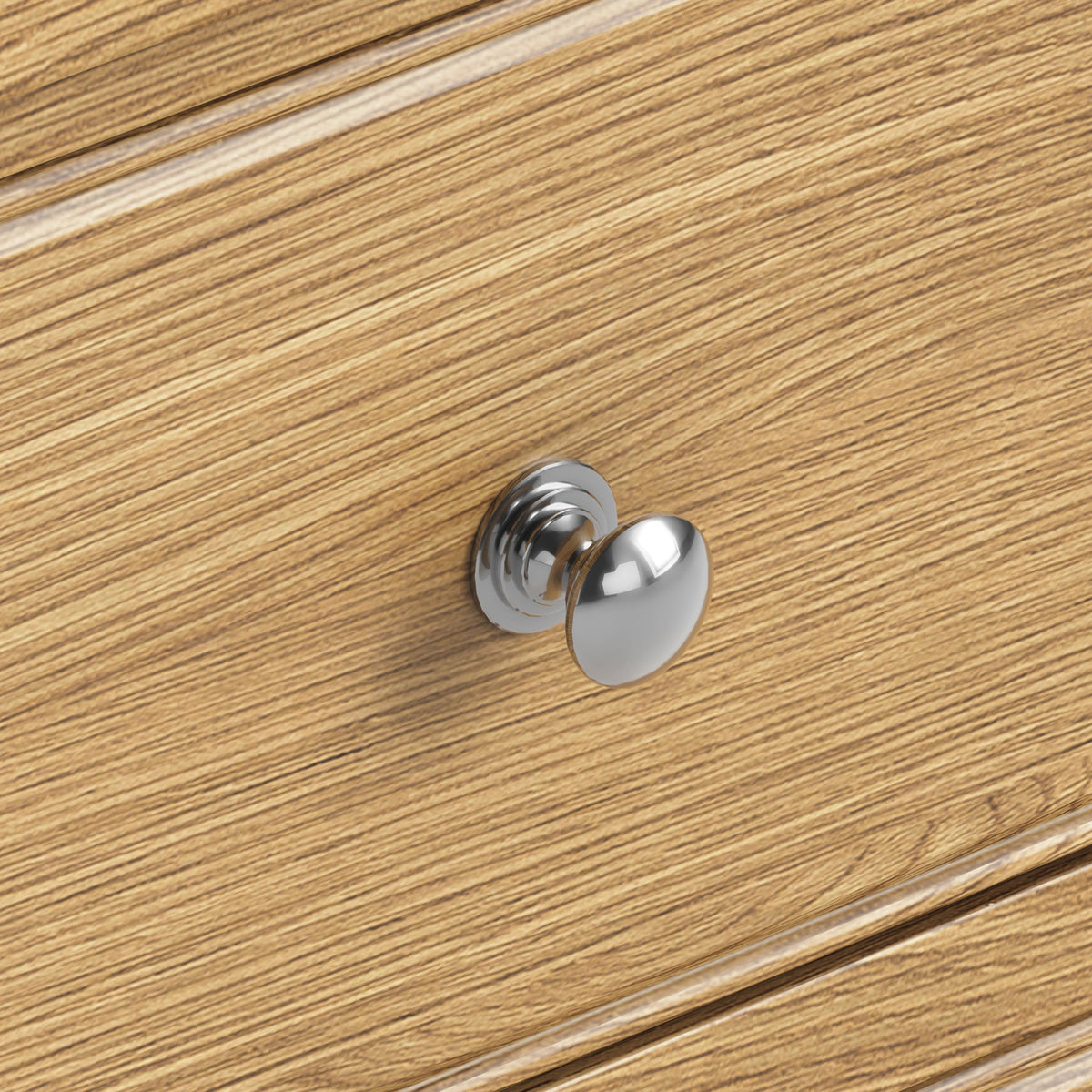 Portland Oak 2 Drawer Bedside Table from Roseland Furniture