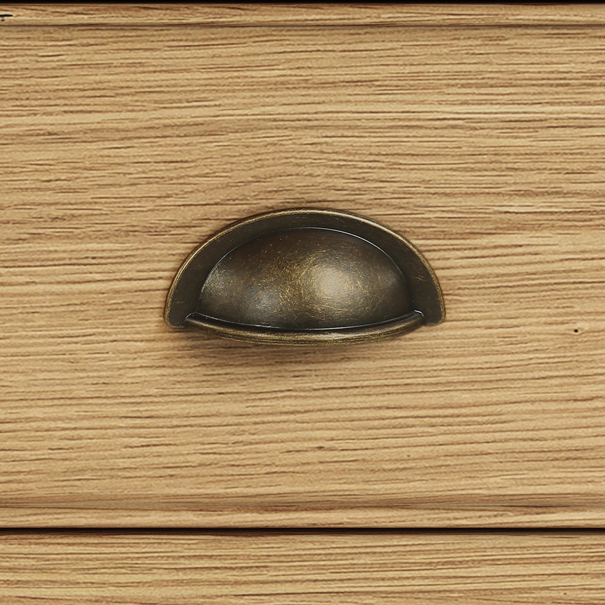 Portland Oak 5 Drawer Tallboy from Roseland Furniture