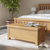 Portland Oak Blanket Box from Roseland Furniture