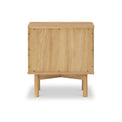 Shorwell Oak Slatted 2 Door Bedside Table