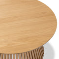 Shorwell Oak Slatted Round Coffee Table
