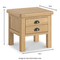 Portland-Oak-Lamp-Table from Roseland Furniture