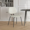 Shorwell White Boucle Dining Chair from Roseland Furniture