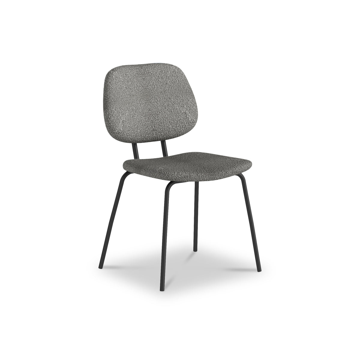Shorwell Grey Boucle Dining Chair from Roseland Furniture
