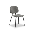 Keswick Velvet Grey Dining Chair from Roseland Furniture